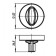 Sweeter handle WC-Bolt BK6/URB MWSC-33, Italian color color