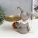 Souvenir Polystone stand "Baby in a costume costume" Gray 28x26x20 cm