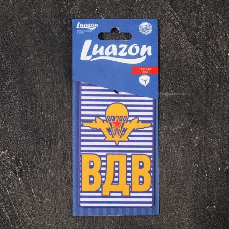 Fragrance in the car "Airborne Forces", aroma: Black ice