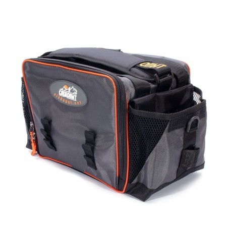 Fishing bag "Ranger" Lure Bag L, 40x25x21 cm, color gray + 5 boxes Luno 20-2