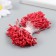 Stream for flowers "red" set 360 pcs length 6 cm