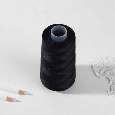 Threads 200ll, 500 m, black color No. 6818-2