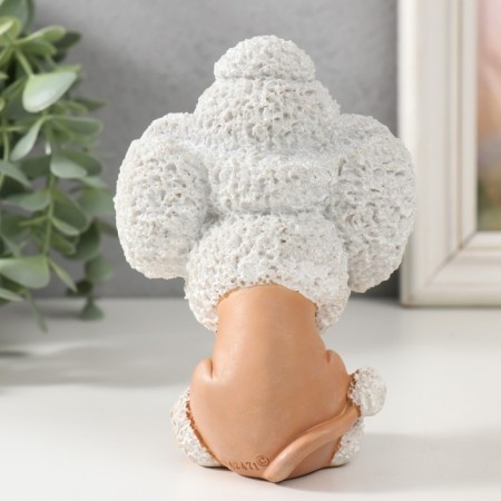 Souvenir Polystone stand for glasses "Poodle" 9x8x13 cm-3