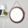 Wall mirror "Captain", dark, d = 57 cm