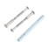 Lockland 003 bar handles, m/o 55 mm, chromium color