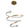 Bayerlux chandelier with DNO "Primaver" LED 140W 3000-6000K gold 60x60x50 cm