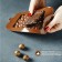 Form for chocolate of the valve "Air", silicone, 21 × 10.1 × 1 cm, brown color