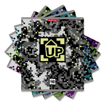 Notebook 48l CL Erichkrause Pixel Game, Selective UV-Lalam, Mix-1