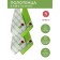 A set of wuffed napkins Diva Afrodita "Pepper", size 45x65 cm, 4 pcs