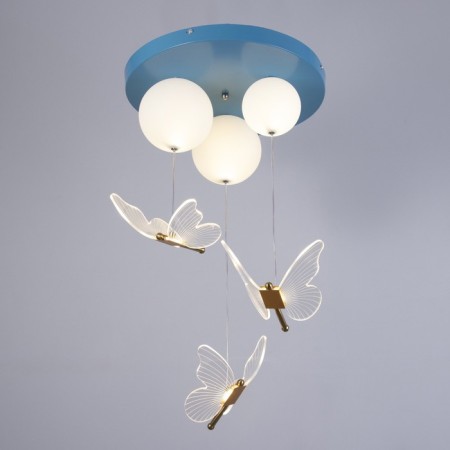 Chase "Butterflies" 3he27 40w LED Blue 40x40x60cm-1