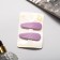 Invisible hair "Paula" (set 2 pcs) texture, 5 cm, lilac