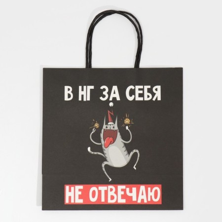 Gift package “I don't answer at all”, 22 x 22 x 11 cm, New Year-4