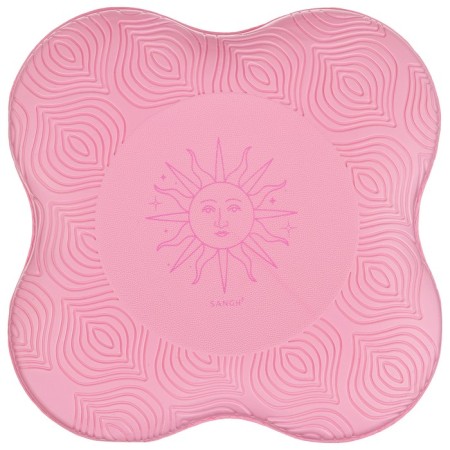 Rug for yoga sangh sun, 20x20 cm, pink color