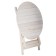 Folding table, 80 × 80 × 75cm, linden, round
