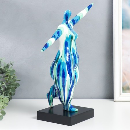 Polystone souvenir "Gorgeous paste - to meet joy" Sunses of blue paint 17x28x40 cm 92121-1