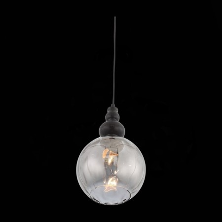 STL LUCE Sus. SL374.413.01. Bacineto. 1x40 W, E27, 20x20x28 cm, black color-3