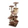 Complex for cats with a claw, collapsible, 8 -level, 77 x 90 x 163 cm, beige