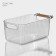 Storage container with handle LADOM "Crystal", 28.5 × 15.3 × 11 cm, the color is transparent