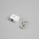 LED figure from Mishura “Snowman in Silver” 16 × 9 cm, 10 LED, batteries AG10x3 (complete), glow warm white