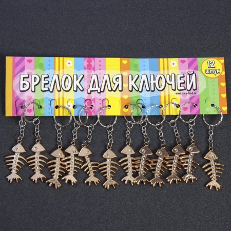 Browler plastic for metal "Skeleton Pisces" 2.5x5 cm-3