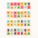 Domino wooden "figures" 28 chips 50x25 mm