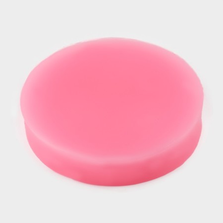Mold Dolyana "Three Small Roses", silicone, 4.5 cm, pink color-2