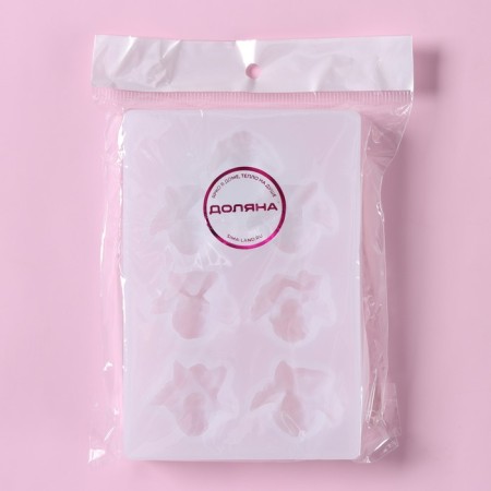 Mold Dolyana "Angels", silicone, 12.5 × 8.5 × 1.5 cm, white color-5