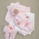 Kinderlitto “Muslin” discharge kit, 4 items, height 50-56 cm, pink color