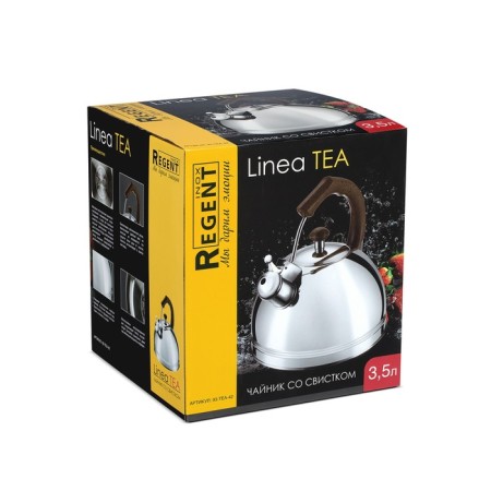 Teapot Regent Inox Tea, with a whistle, 3.5 liters-4