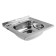 Kitchen sink Mixline 527965, invoice, thickness 0.4 mm, 50x50x16 cm, release 1 1/2 "