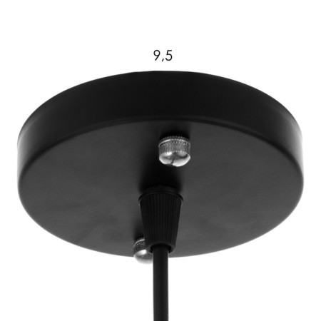 Lamp Bayerlux "Audrey" E27 40W Black 18x18x16-116cm-6