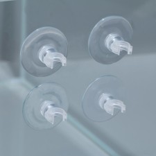 Set of suction cup with a holder, silicone, F12 mm, 4 pcs