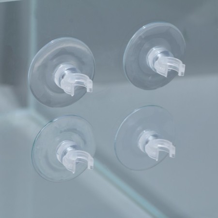 Set of suction cup with a holder, silicone, F12 mm, 4 pcs