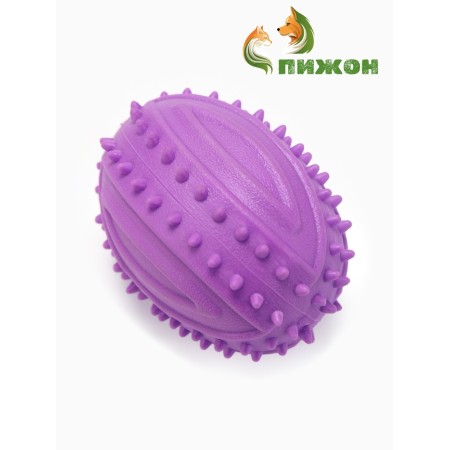 Chewing toy "grenade", tpr, 10 cm, purple