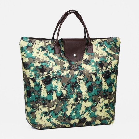 Lightning bag, folding, green color-1