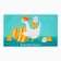 A set of towels of the “Light Easter” shares 35x60 cm - 4 pcs, 100% cotton