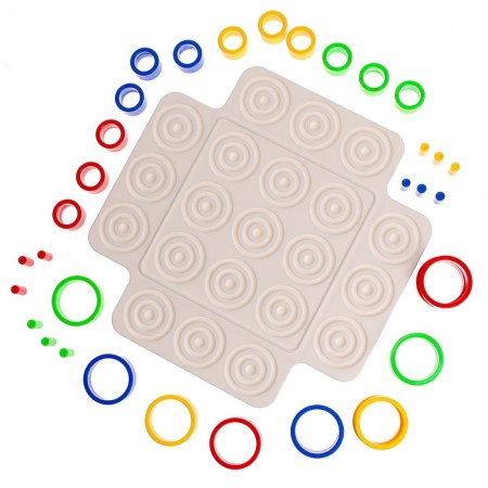 Board game for children for logic "Logikrug", 2-4 players, 5+-2