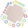 Board game for children for logic "Logikrug", 2-4 players, 5+