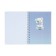 Notebook Gift Book on the comb 80l, line, color block, PVC cover 3D Bear (17.6x13.5cm) 105
