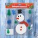 Stick on the glass "Snowman" 18.5x18.5 cm