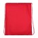 A bag for shoes 490 x 410 mm, "standard" max, (soft polyester, density 210 d), red