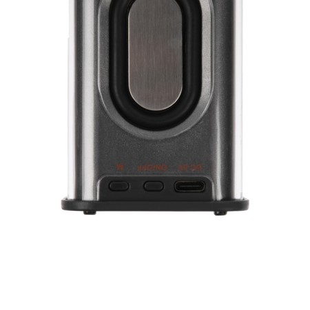 Portable column K07, 5 watts, transparent, 500 mAh, backlight, black-2