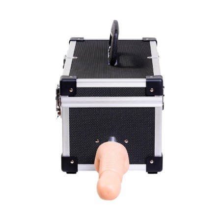 Sex Machine suitcase Diva Tool Box, 2 interchangeable nozzles, black color, 41 cm-1
