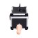 Sex Machine suitcase Diva Tool Box, 2 interchangeable nozzles, black color, 41 cm