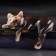 Porcelain figurine "Cat Vaska Black", 17 cm