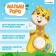 Musical toy "Baby Roy", sound, light, yellow color