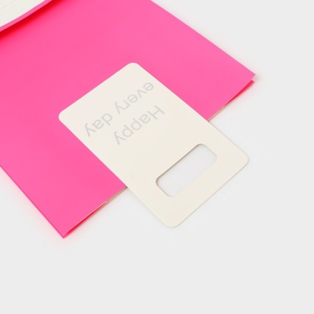 Gift package with a cut -off pen 30 x 40 x 12 cm, fuchsia-2