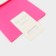 Gift package with a cut -off pen 30 x 40 x 12 cm, fuchsia