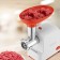 KitFort KT-2113-3, 1000 W meat grinder, 4 nozzles, cord 0.7 m, white-red