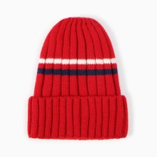Children's hat, red color, size 52-54